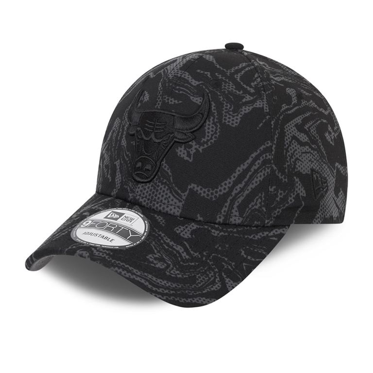 Gorras New Era 9forty Negros - Chicago Bulls Seasonal 45102NVUK